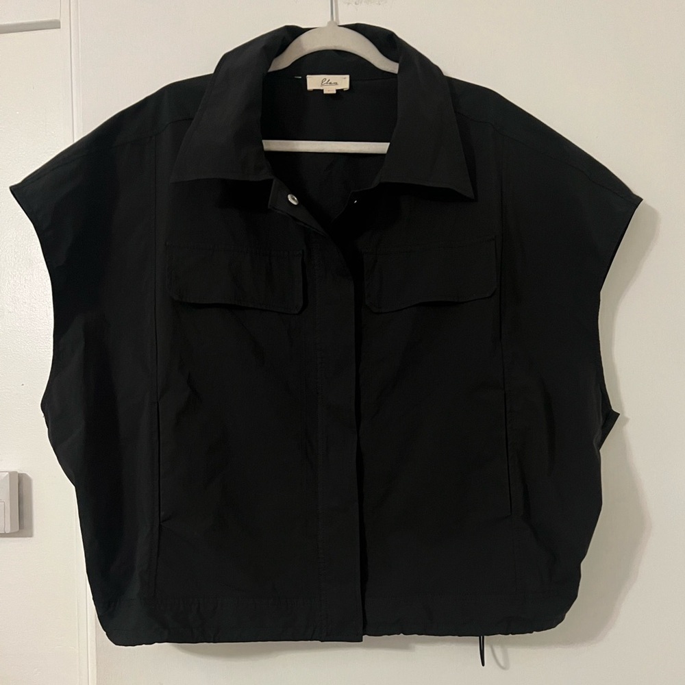Elan Black Women's Vest Jacket size L (Q110)